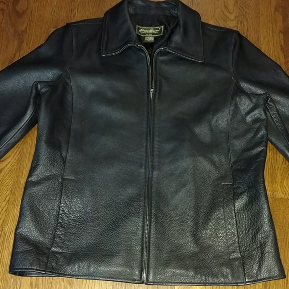 Eddie Bauer Leather Legend Stine Biker 